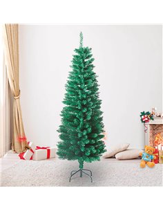 Árvore de Natal artificial tipo lápis Bousso 2,1M 750 galhos 2