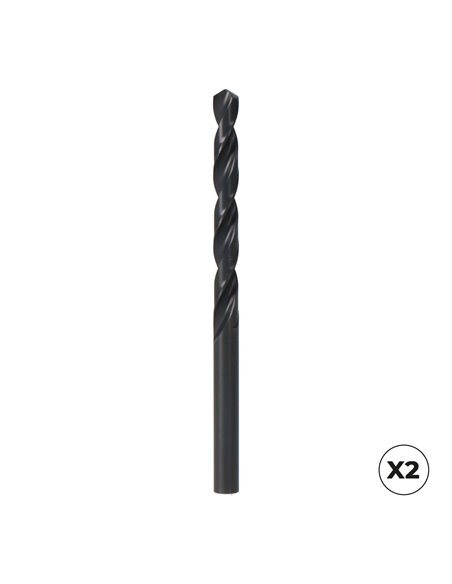 Pack con 2 brocas cilíndricas cortas hss din 338n 1,50mm iz27402 koma tools / izar