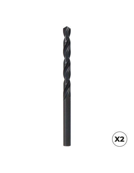 Pack con 2 brocas cilíndricas cortas hss din 338n 2,00mm iz27403 koma tools / izar