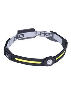 Linterna cabeza 3w+ 5w cob 2 leds 370lm 1200mah edm