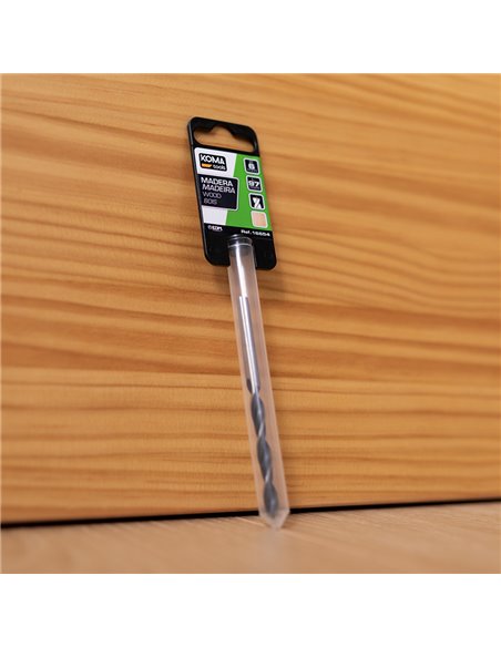 Broca 3 puntas para madera 4,00mm iz28041 koma tools / izar