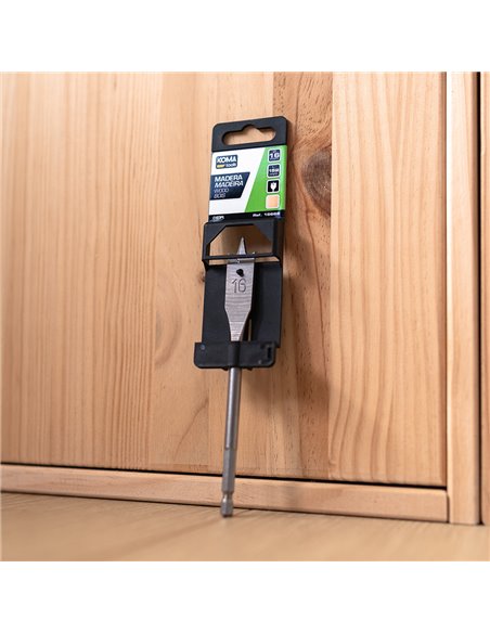 Broca plana para madera 14,00mm iz28105 koma tools / izar