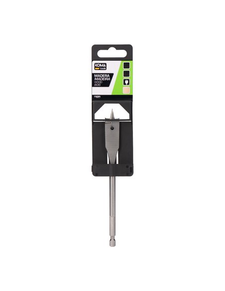 Broca plana para madera 18,00mm iz28107 koma tools / izar