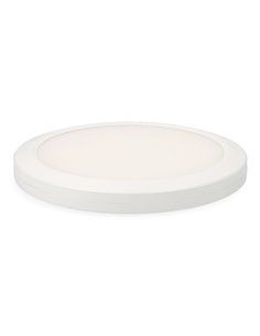Downlight ajustable led superficie/empotrar 20w 2.050lm marco blanco.3 temperaturas de luz. edm 2