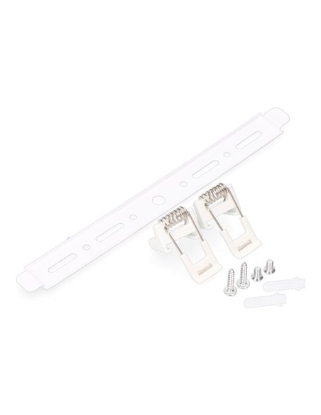 Downlight ajustable led superficie/empotrar 20w 2.050lm marco blanco.3 temperaturas de luz. edm