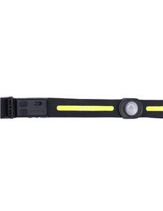 Linterna cabeza 3w+ 5w cob 2 leds 370lm 1200mah edm 2