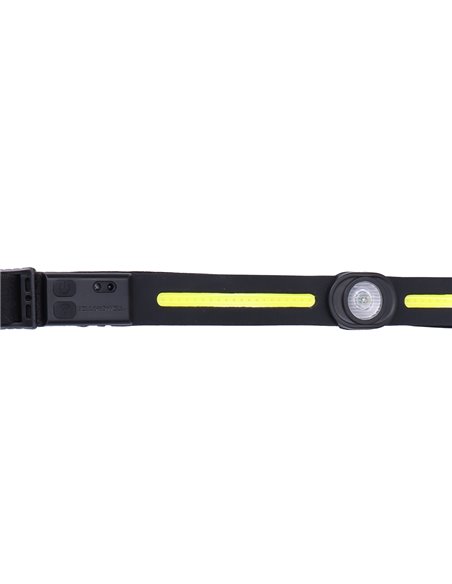 Linterna cabeza 3w+ 5w cob 2 leds 370lm 1200mah edm