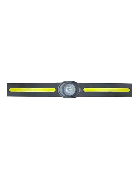Linterna cabeza 3w+ 5w cob 2 leds 370lm 1200mah edm