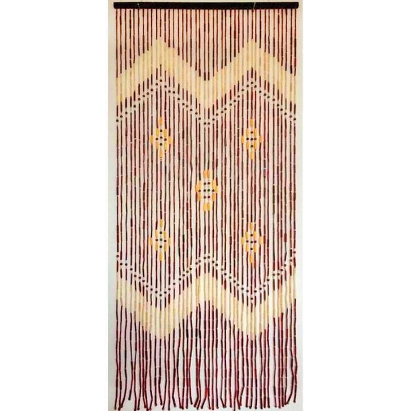 Cortina Puerta 42 Tiras Bambu 90x200 cm.