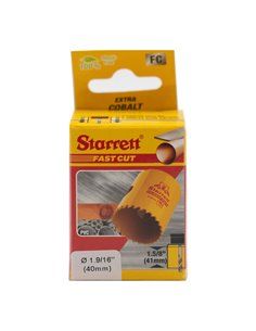Corona perforadora bi-metal fast cut ø40mm 63fch040 starrett 2