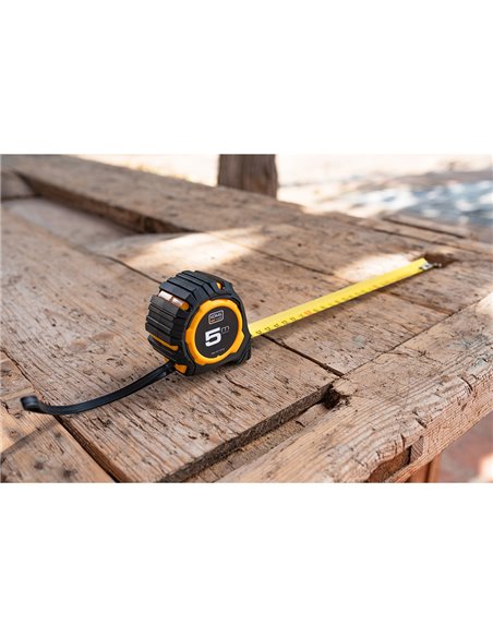 Flexometro 5m x 19mm abs standard koma tools