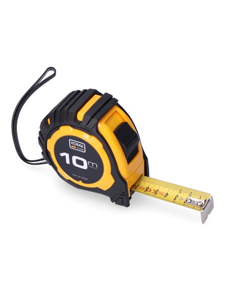 Flexometro 10m x 25mm abs standard koma tools