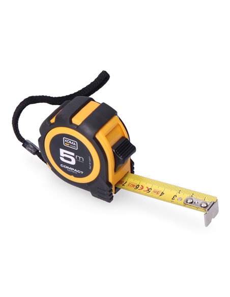 Flexometro 5m x 19mm abs compact koma tools