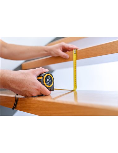 Flexometro 5m x 19mm abs compact koma tools