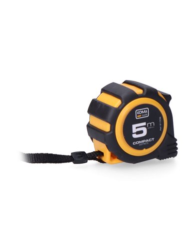 Flexometro 5m x 25mm abs compact koma tools