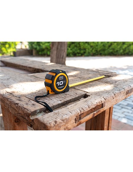 Flexometro 10m x 25mm abs compact koma tools