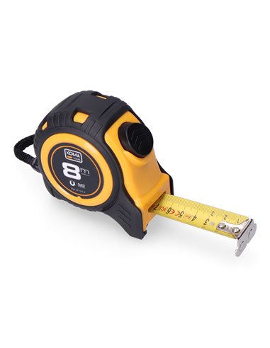 Flexometro 8m x 25mm abs magnet koma tools