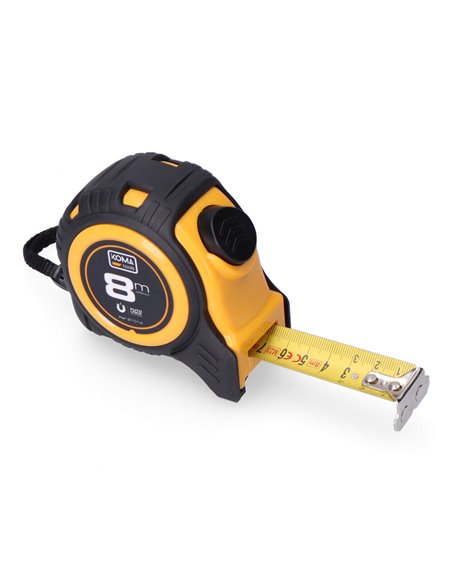 Flexometro 8m x 25mm abs magnet koma tools