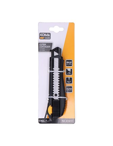 Cúter de cuchilla 18mm koma tools