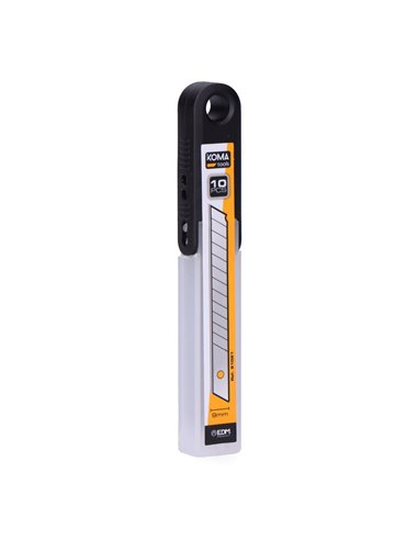 Set de 10 cuchillas de recambio para cúter 91018 koma tools