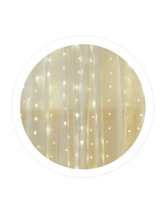 Cortina LED luminosa 2x1M Luz fría