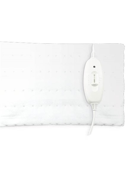 Manta eléctrica sencilla 150x80cm 60W Blanco