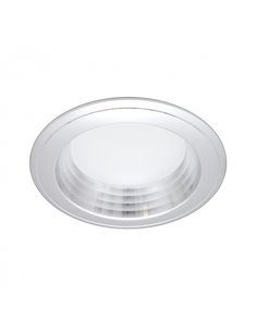 Foco Empotrable Corfu Plata 5w 6500k 5x10x10 Cm Corte 7,5d 400lm