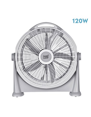 Ventilador de Mesa Cool Grey 120w Cinza...