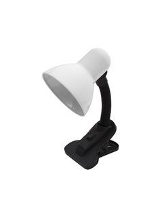 Flexos Yezco 1xe27 Blanco Fijacion c/pinza Flexible Orientable 26x11,5x12 Cm