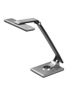 Flexo Vinchi Plata/negro 9w 630lm 4500k Tactil Regulable Intensidad Articulable 41,9x23x27,6 Cm