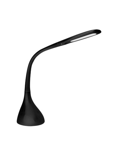 Rilke Preto Flexo 8W 595lm Touch Ajustável 45x13,5x33cm