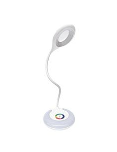 Flexo Mistico Blanco 6w 450lm 6000k Rgb Light Night Tactil Reg.intensidad Inalambrico 39x13x13cm 2