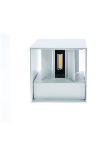 Aplique IP54 Open LED 2x5W 4000K Blanco