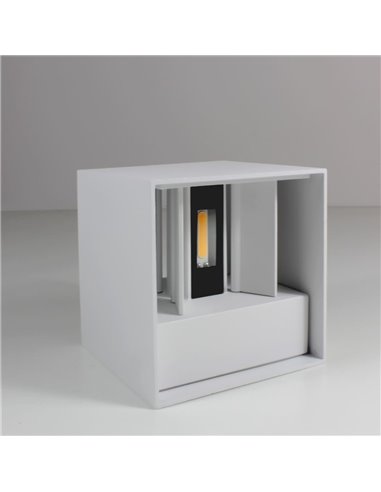 Aplique IP54 Open LED 2x5W 4000K Blanco