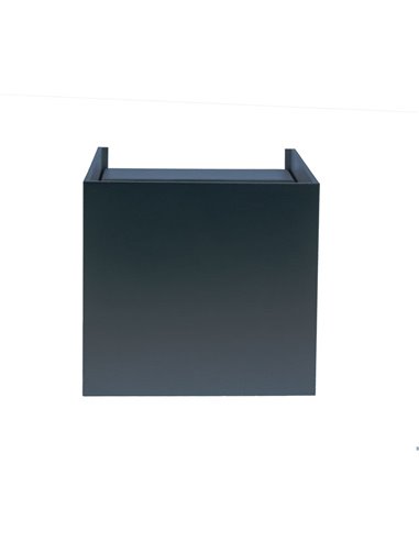Aplique IP54 Open LED 2x5W 3000K Antracita