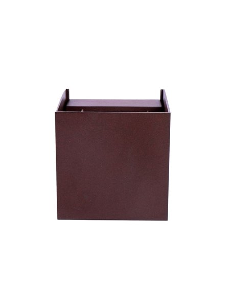 Aplique IP54 Open LED 2x5W 4000K Oxide marrom