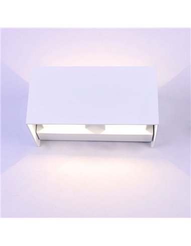 Aplique IP54 Open Plus LED 4x5W 4000K branco