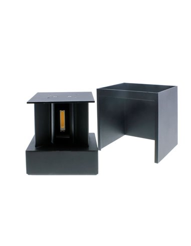 Aplique SMART IP54 Open LED 2x5W antracite