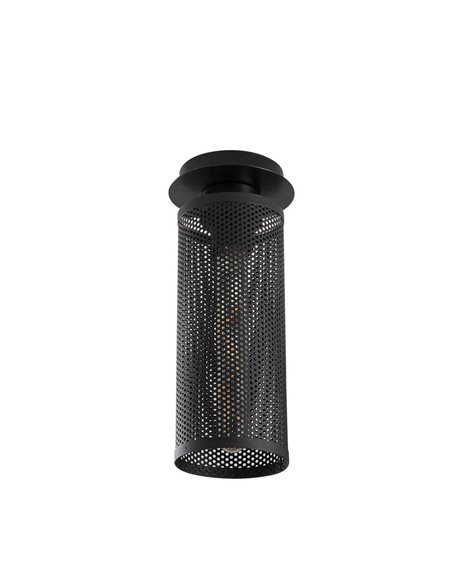 Foco de techo fijo negro Model 13