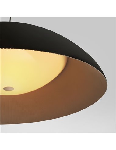 Lámpara colgante LED Mirta Negro 60W 2500Lm 3000ºK