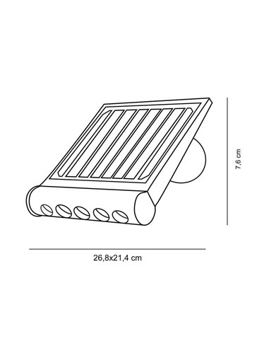 Proyector LED solar Mix IP65 8W 950 Lm. 4000K