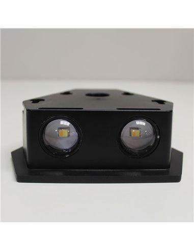 Aplique de exterior LED solar Diamante IP54 70Lm. 2CCT