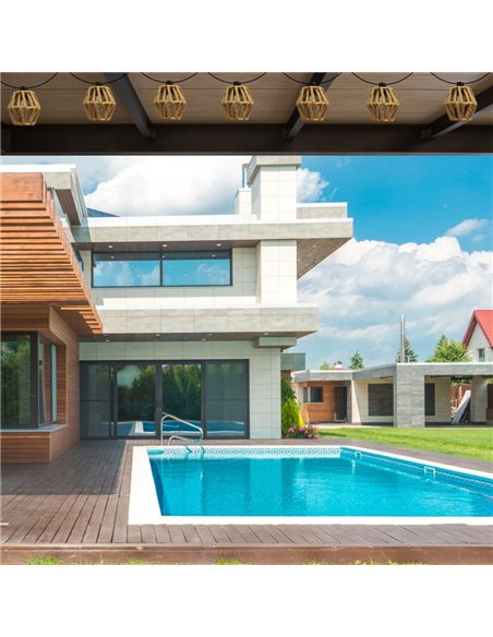 Guirnalda de exterior LED solar Etna IP65 5W 330 Lm. 2700K