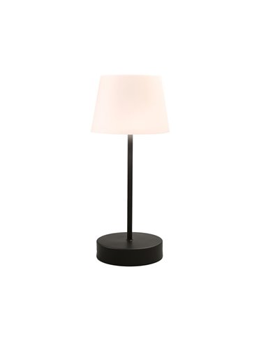 Lámpara de mesa LED Merida Negro IP44 3W 300Lm. 3000K