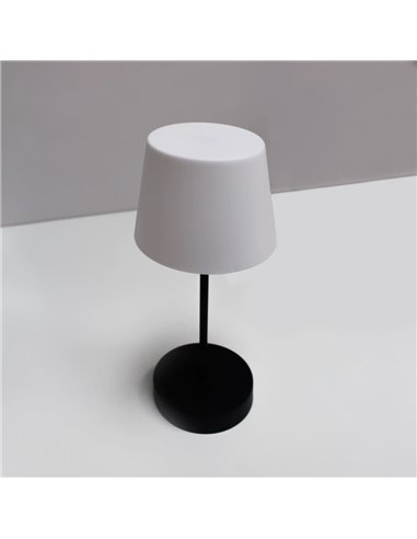 Lámpara de mesa LED Merida Negro IP44 3W 300Lm. 3000K