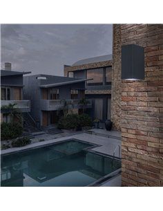 Aplique de exterior Confo Evo 2xGU10 IP44 Negro 2