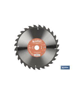 DISCO DE SIERRA CIRCULAR DE MESA PARA MADERA Ø315 X 3,2 X 30 MM, 28 DIENTES