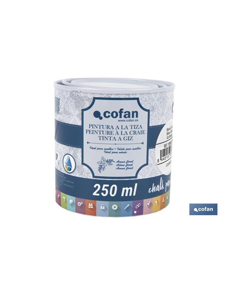 PINTURA A LA TIZA, CHALK PAINT, BLANCO TIZA 250 ML