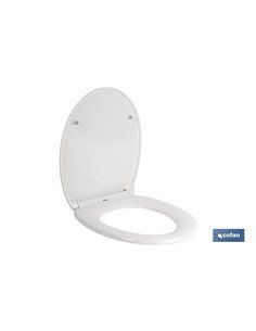 Assento sanitário de formato oval com liberação rápida