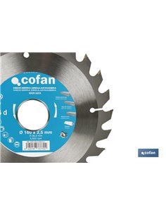 DISCO DE SIERRA CIRCULAR PARA MADERA Ø160 X 2,5 X 30 MM, 24 DIENTES 2